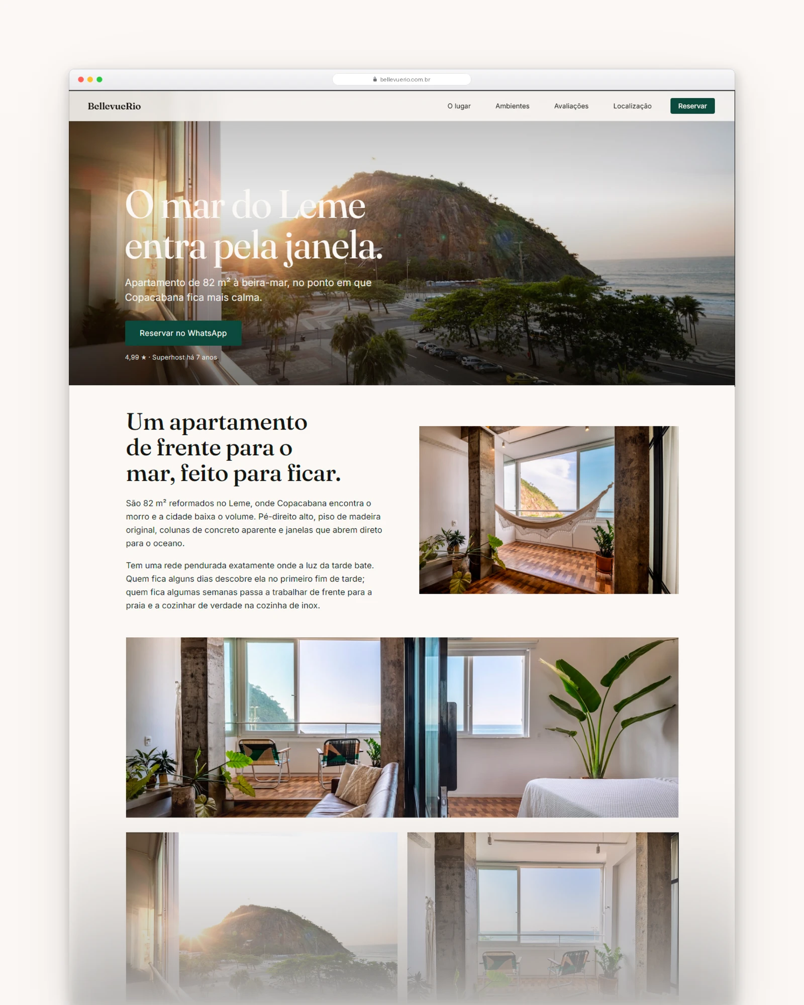 BellevueRio — página completa